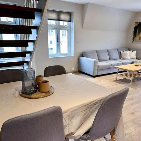 Ferienwohnung Stylish & Bright Penthouse - Office - 5 Star Location! Egersund Exterior foto